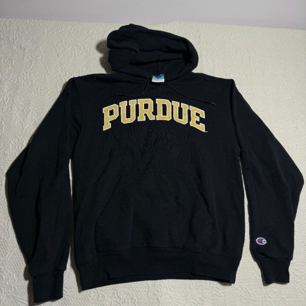 Champion Purdue Boilermakers Reverse Weave Hoodie Size S